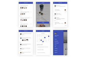 Daily Task Management Adobe XD App