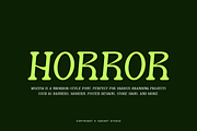 Wozem - Halloween Horror Font, a Serif Font by Iqsiart Studio (Thumbnail 3 of 7)