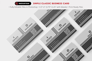 2 In 1 Classic Business Card V08