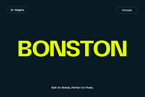 Bonston Display Typeface
