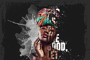 Text Portrait Photo Effect, an Action Add-On by Photoshop Action (Thumbnail 3 of 14)