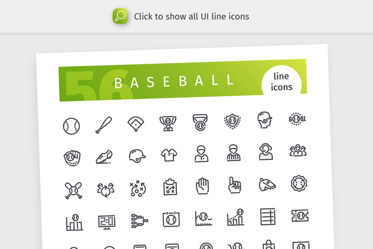 Sport 700+ Line Icons Bundle, an Outline Icon by Voysla's Shop (Photo 2 of 8)