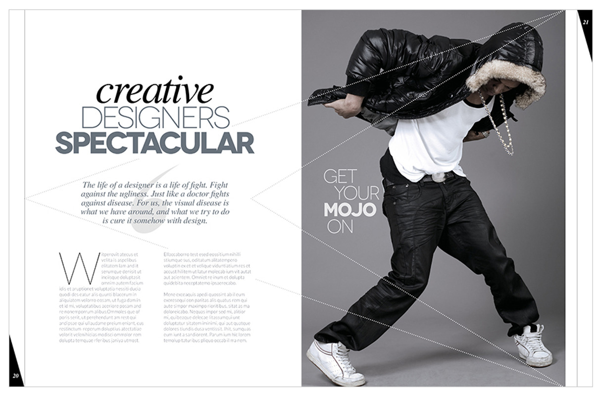 Magazine Template InDesign 12, a Magazine Template by Love Graphic Design (Photo 19 of 20)