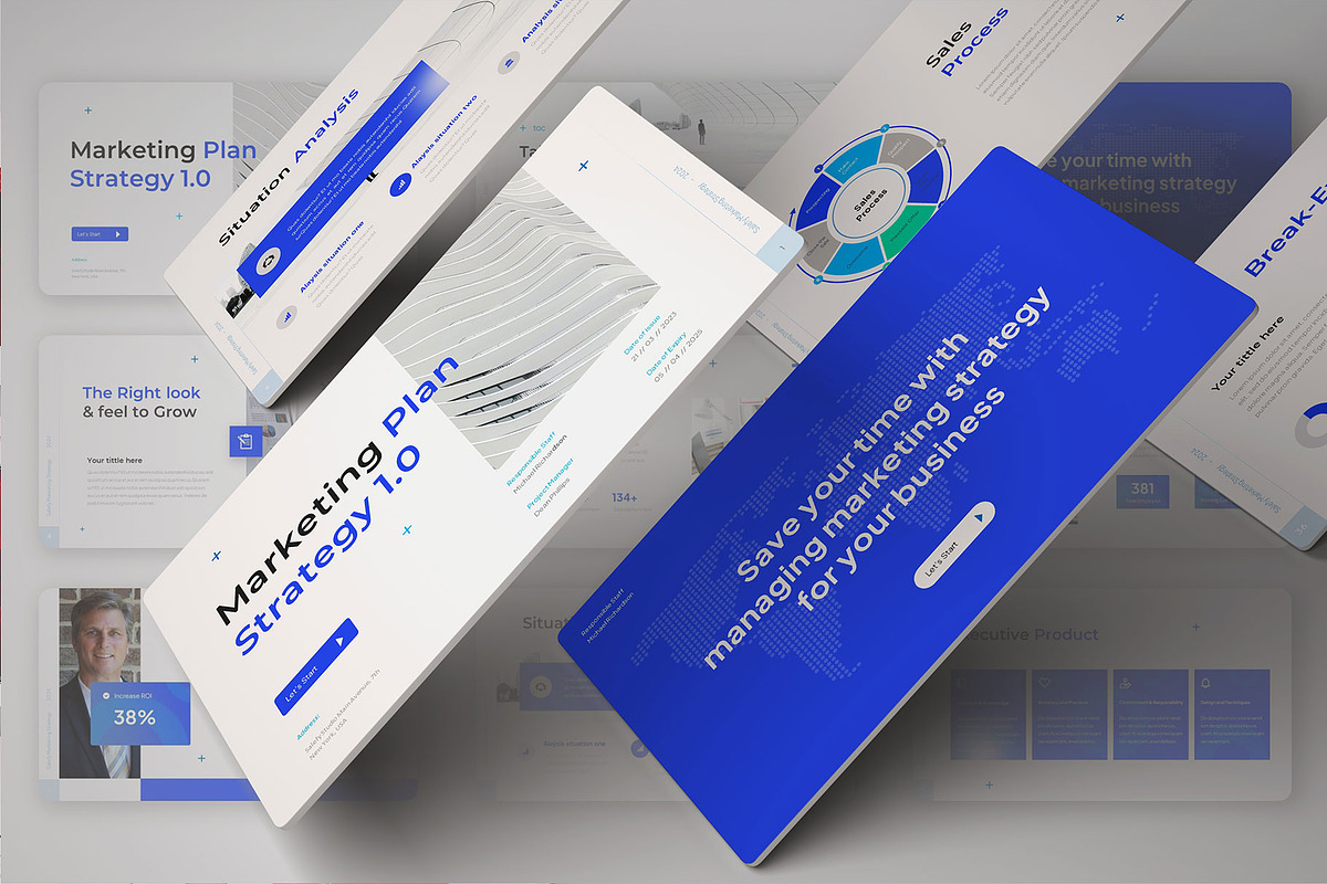 Marketing Strategy Keynote, a Presentation Template by Pixslides (Photo 1 of 5)