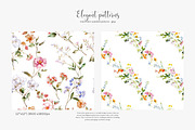 watercolor seamless pattern set, a Pattern Graphic by Patishop Art (Thumbnail 2 of 7)