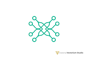 Abstract Network Logo, a Branding & Logo Template by Vectorium Studio (Thumbnail 1 of 16)