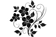 Elegant Botanical Flower Silhouette, an Object Graphic by Designer_Momina (Thumbnail 5 of 16)