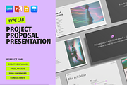 Hype Lab Project Proposal Template, a Presentation Template by Orbit Studio Shop (Thumbnail 1 of 11)