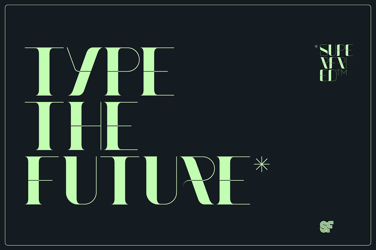 Arx | Display | 3 Fonts + 2 Styles, a Serif Font by Superfried Font Shop (Photo 11 of 11)