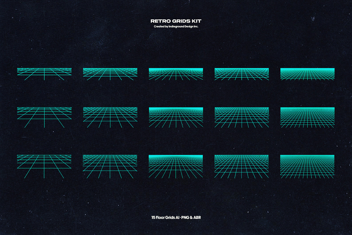 Retro Grids, an Object Graphic by Indieground Design Inc. (Photo 11 of 17)