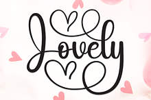 Lovely | Script Font