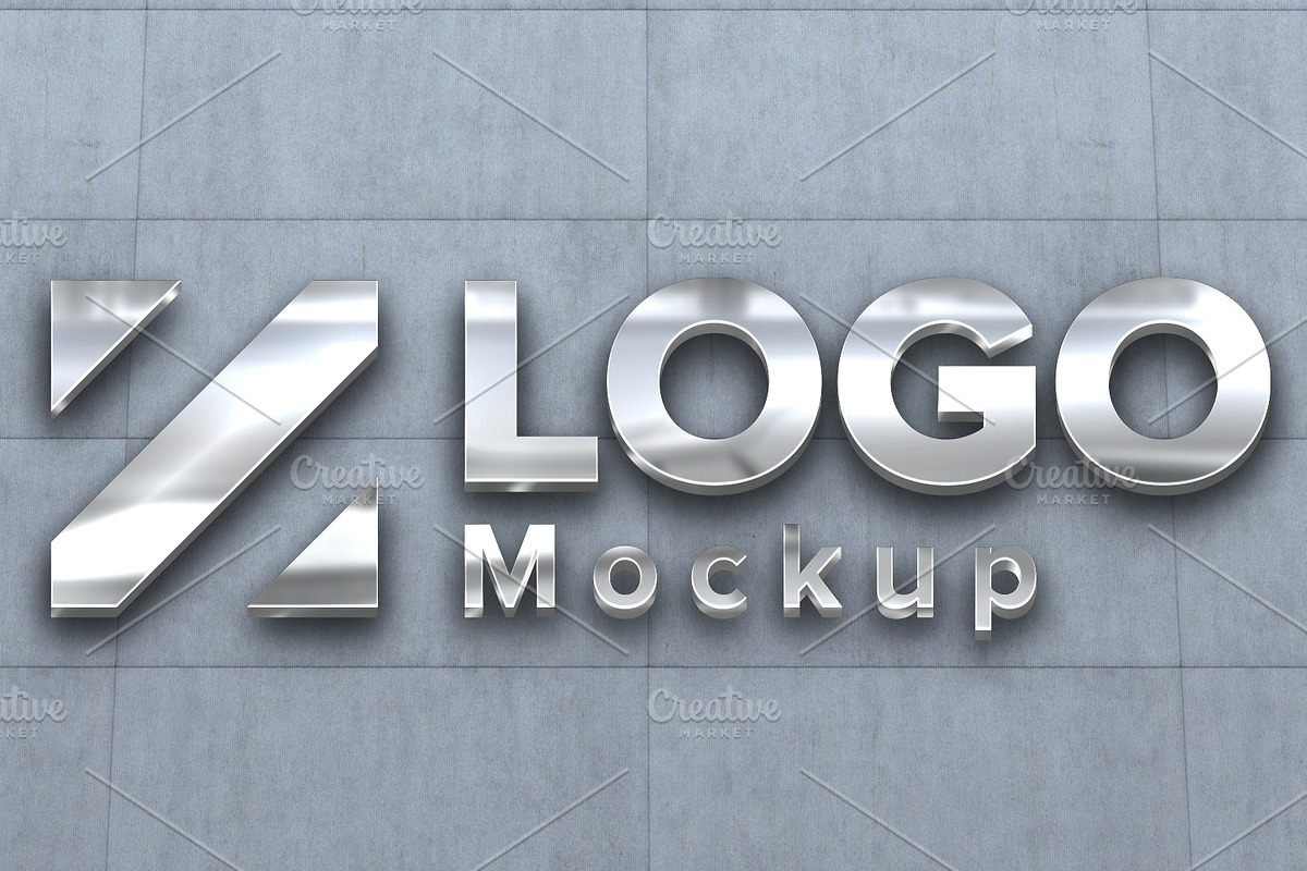 Logo Mockup 3D Sign on Building, a Product Mockup by shahsoft (Photo 2 of 2)