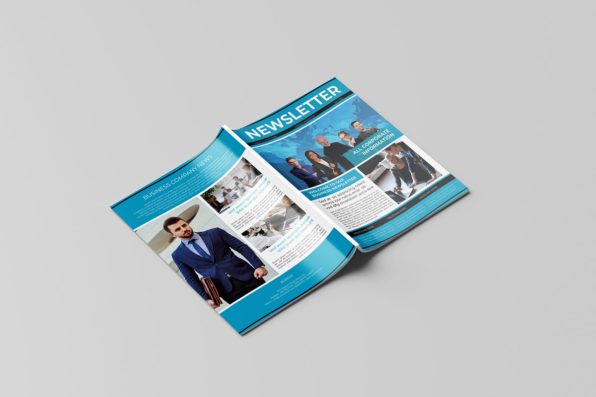 Business Newsletter, a Brochure Template by Template Shop (Photo 8 of 9)