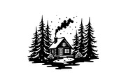 Christmas Nativity & Forest vector, an Object Graphic by yasushie (Thumbnail 6 of 7)