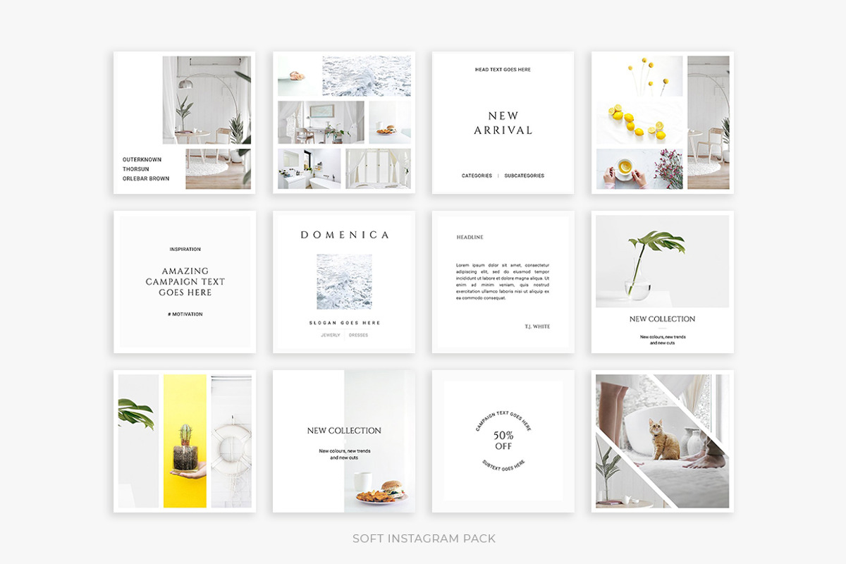 Clean Instagram Bundle, a Social Media Template by Swiss_cube (Photo 10 of 16)