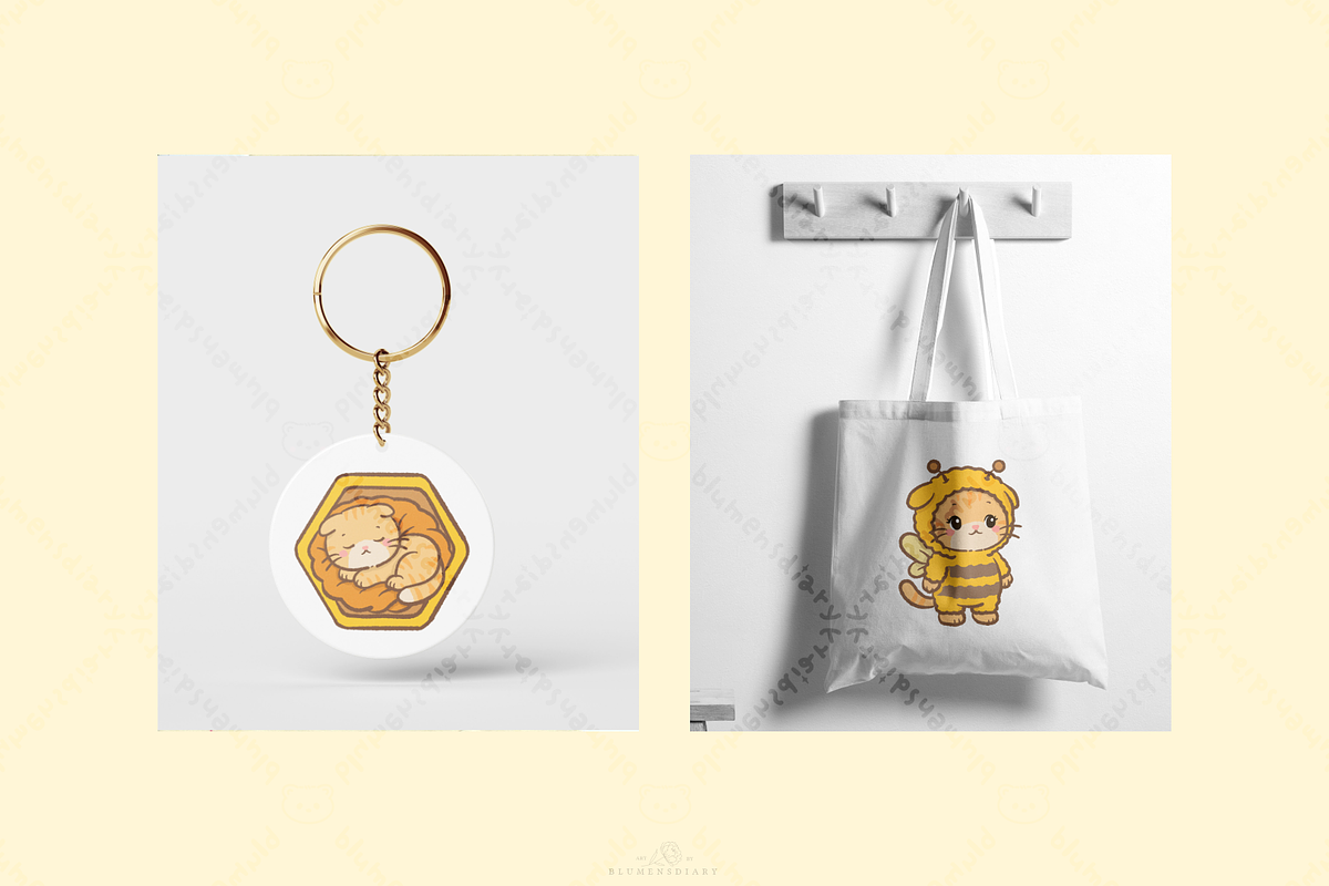 Winter Honey Orange Cat Clipart, an Animal Illustration by Blumensdiary (Photo 4 of 6)