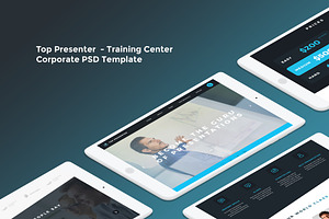Top Presenter - Training Center PSD