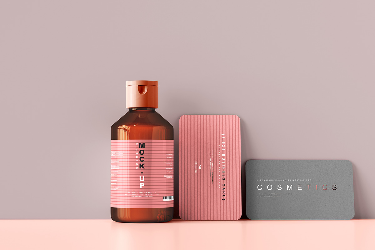 250+ Cosmetic Branding Mockup Bundle, a Cups & Container Mockup by pmvch (Photo 61 of 273)