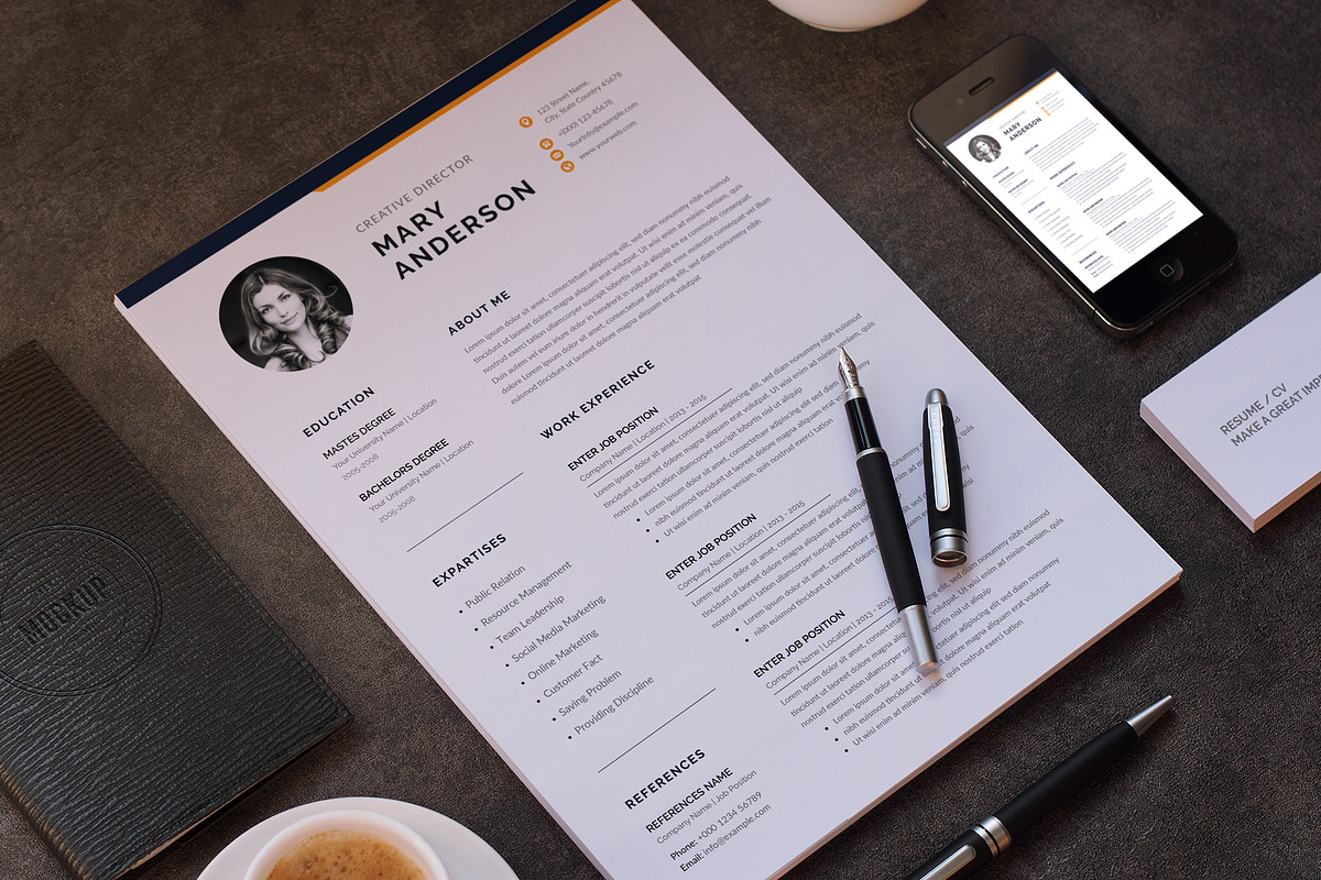 Resume / CV, a Resume Template by Aspect_Studio (Photo 4 of 4)