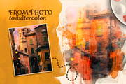 Total Watercolor Creator • SALE, an Action Add-On by Vintage Voyage Supply (Thumbnail 9 of 11)