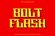 Bolt Flash Font, a Serif Font by alon kelakon (Thumbnail 1 of 5)