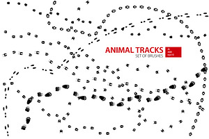 Animal Track, Vector Brushes