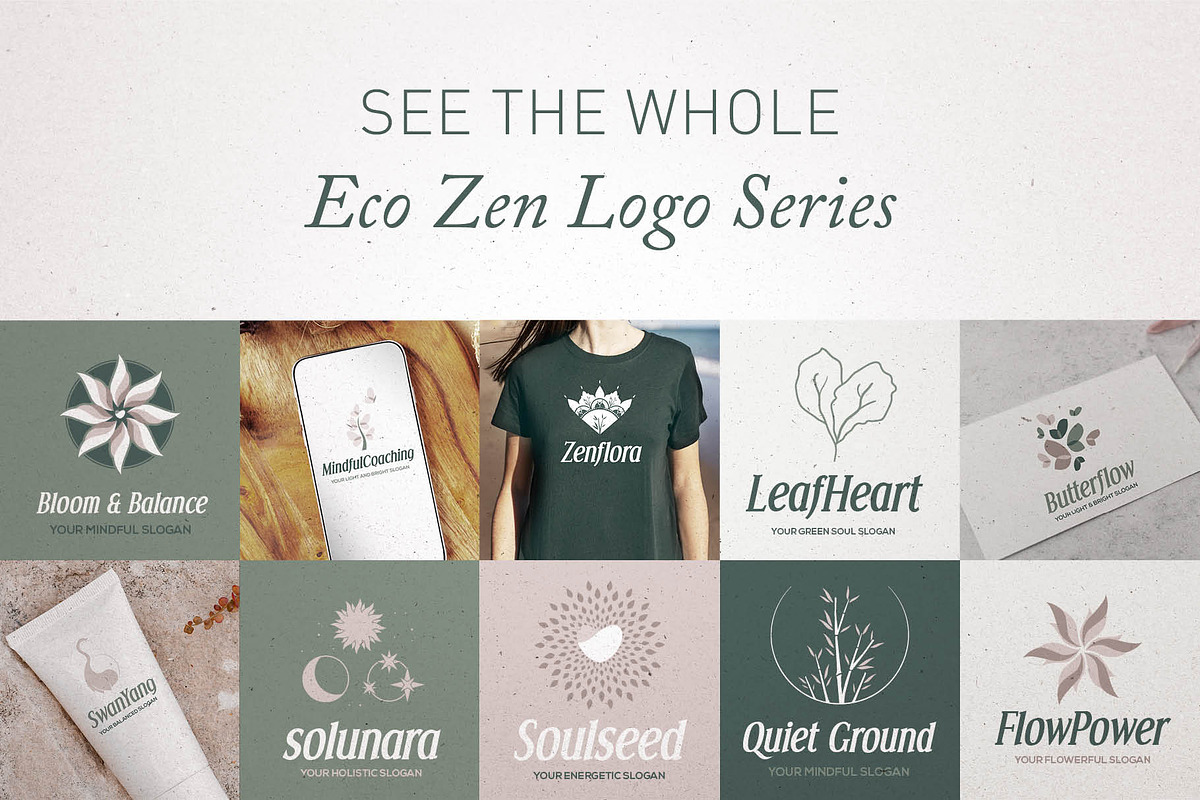 Organic Brand Mark | Canva & AI, a Branding & Logo Template by Elibee (Photo 6 of 6)