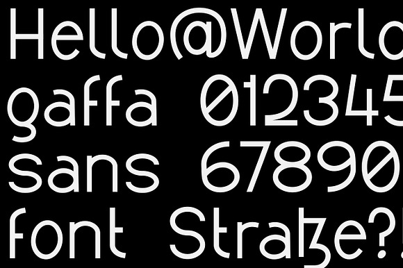 Modern Awkward Gaffa Sans preview 4