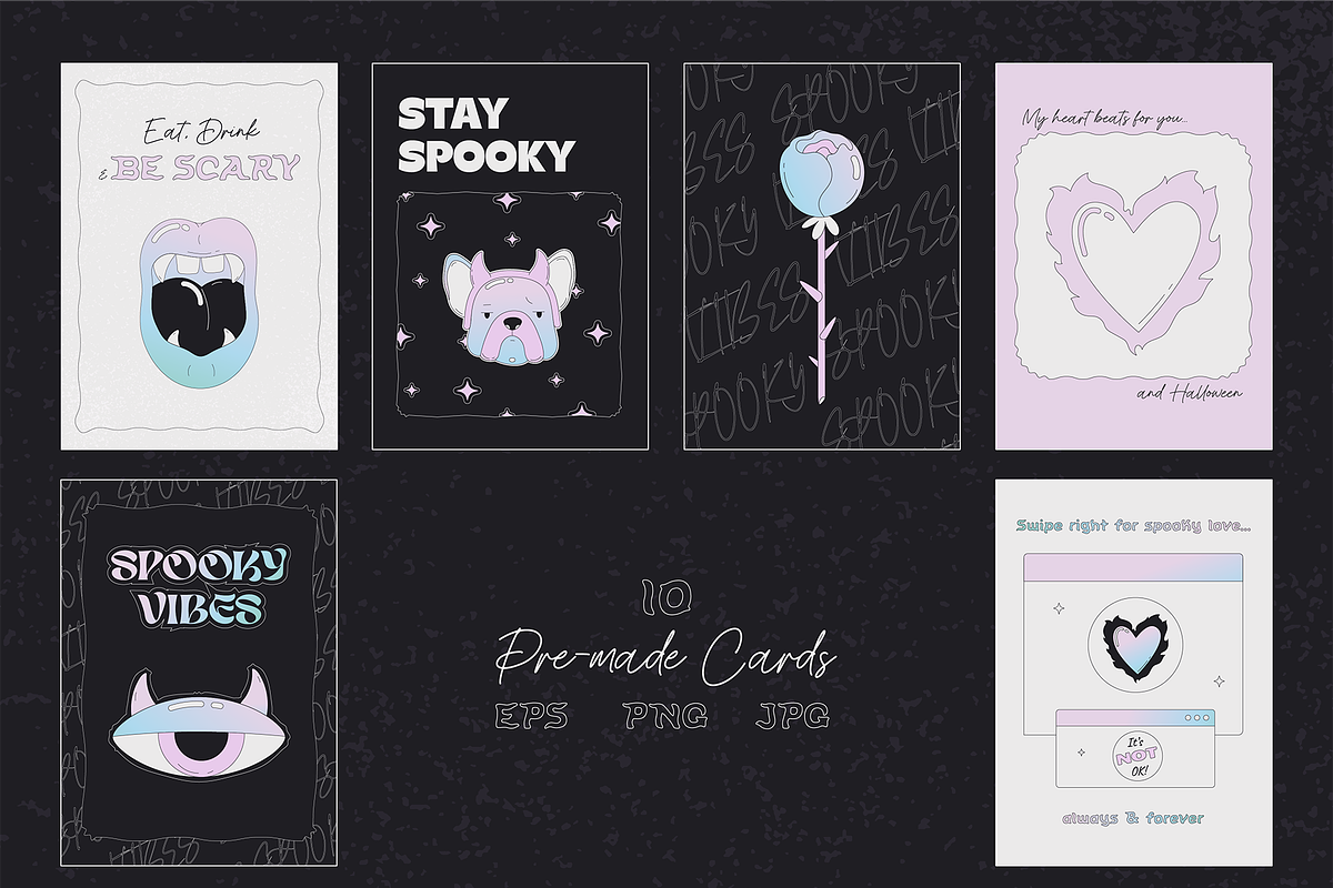 Cute Creepy Halloween Graphics, an Object Graphic by Animoon (Photo 14 of 14)