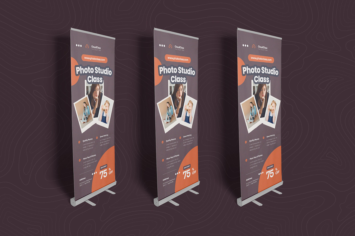 Photo Class Roll Up Banner, a Print Template by Esensifiksi.studio (Photo 2 of 2)