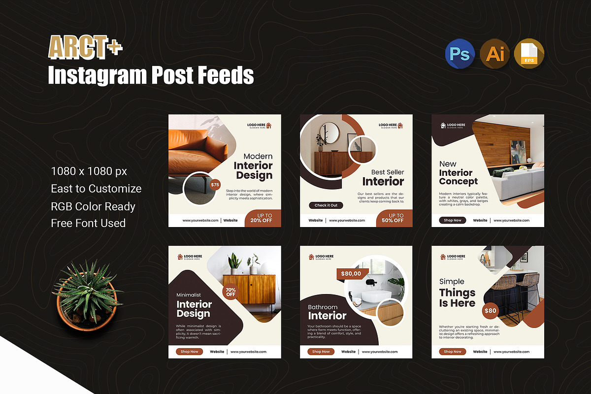ARCT - Instagram Post, a Social Media Template by Esensifiksi.studio (Photo 1 of 3)
