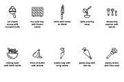 Culinary tools Icon Set 45 pcs, an Outline Icon by Nurlan's shop (Thumbnail 5 of 6)