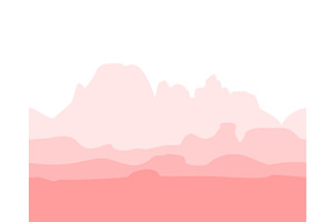 Majestic mountains ranges landscape, an Animal Illustration by Toltemara