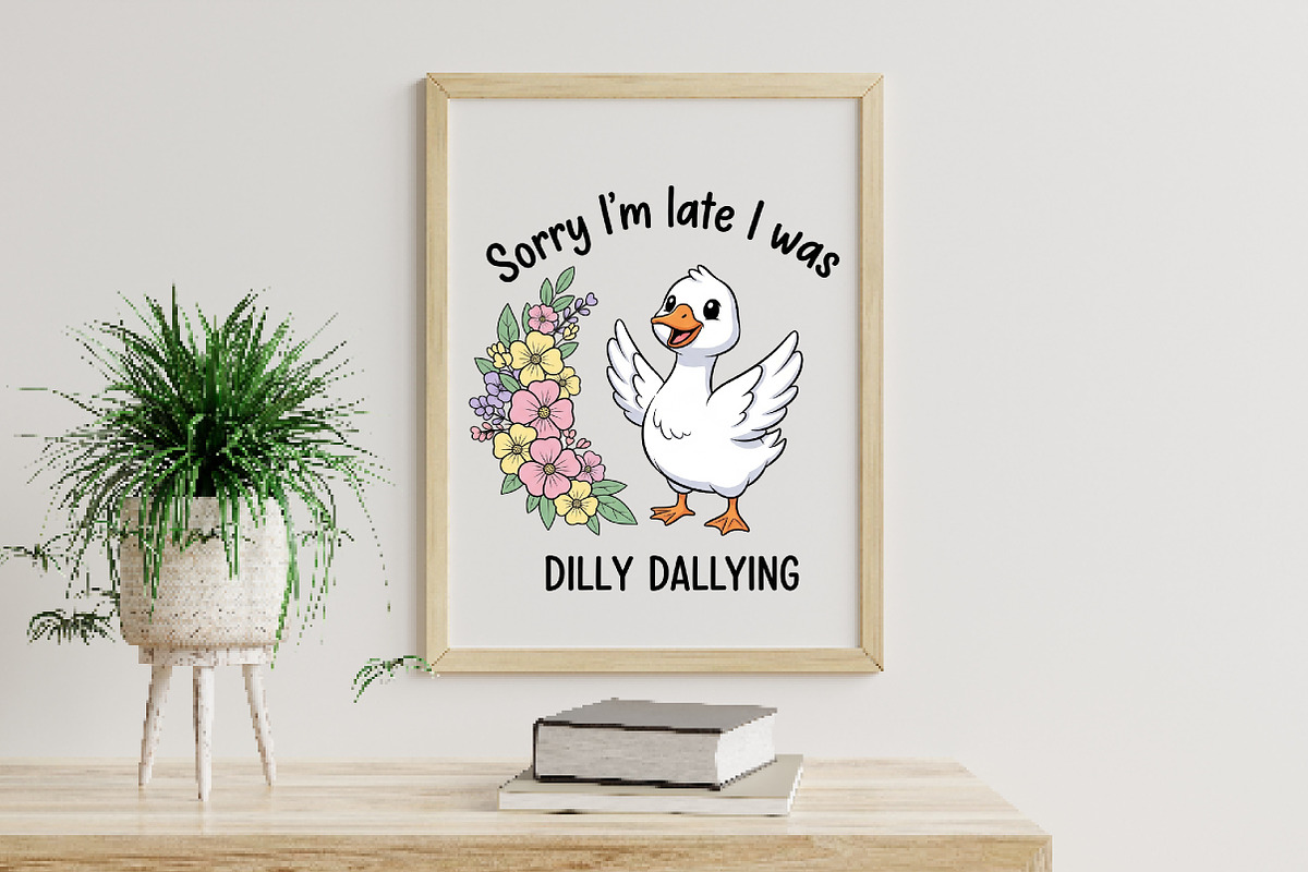 Funny Silly Goose Sublimation PNG, an Illustration by Daily.Designs (Photo 2 of 5)
