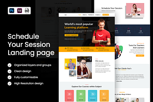 Schedule Date Education Landing Page