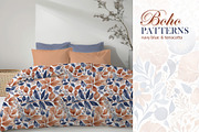 Boho Patterns, blue and terracotta, a Pattern Graphic by L- design studio (Thumbnail 5 of 6)