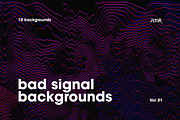 Bad Signal Backgrounds Vol. 01, a Background Graphic by dvtchk (Thumbnail 6 of 10)