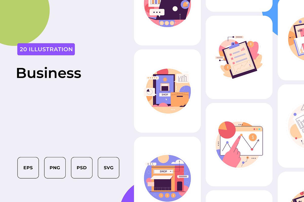 Business Illustration, an Outline Icon by Wencory (Photo 1 of 2)