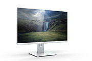 Monitor U2414h Mockup, a Product Mockup by PixelMockup (Thumbnail 8 of 14)