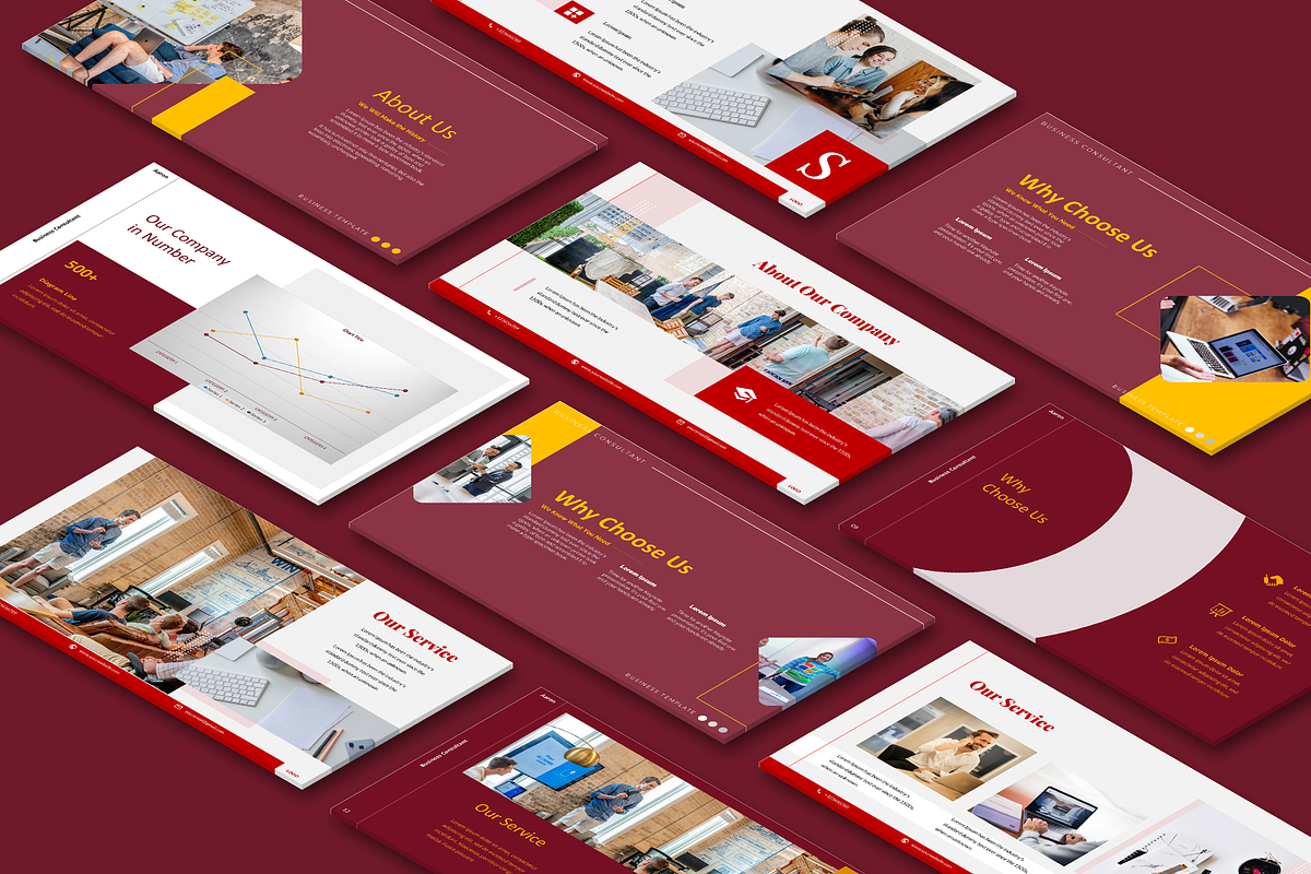 Business Consultant Presentation, a Presentation Template by deTheme (Photo 10 of 13)