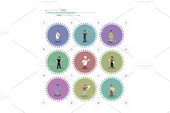 Characters Popular Professions