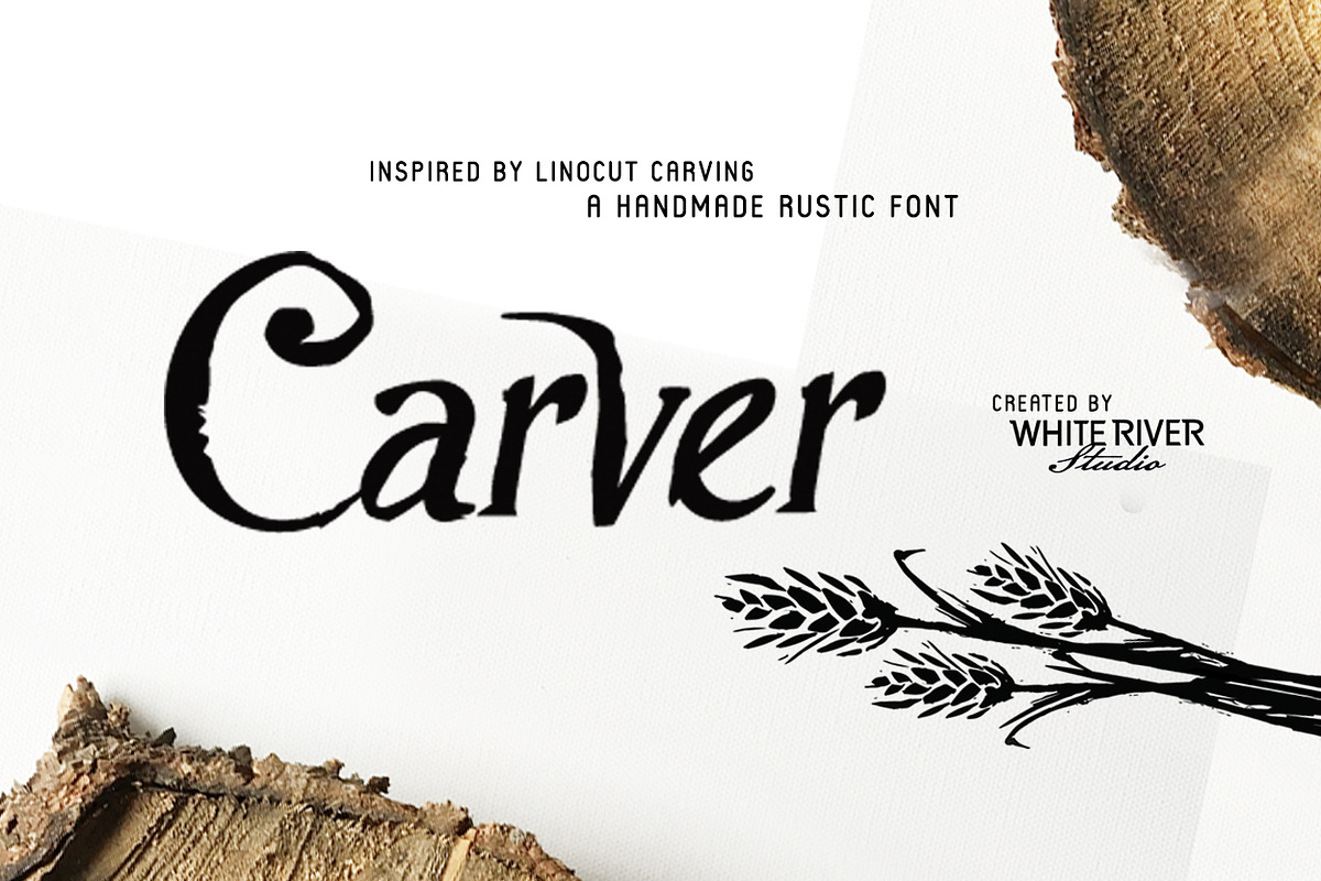 Carver Font + Extras preview 3