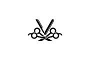 Minimalist Scissors and Razor Logo, a Branding & Logo Template by Luxury Logos (Thumbnail 3 of 4)