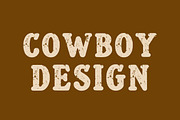 Texas Distress Vintage Font, a Slab Serif Font by Fourteen Letter (Thumbnail 2 of 6)