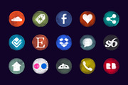 Social Media Watercolor Icons, an Icon by Marmalade Moon (Thumbnail 4 of 4)