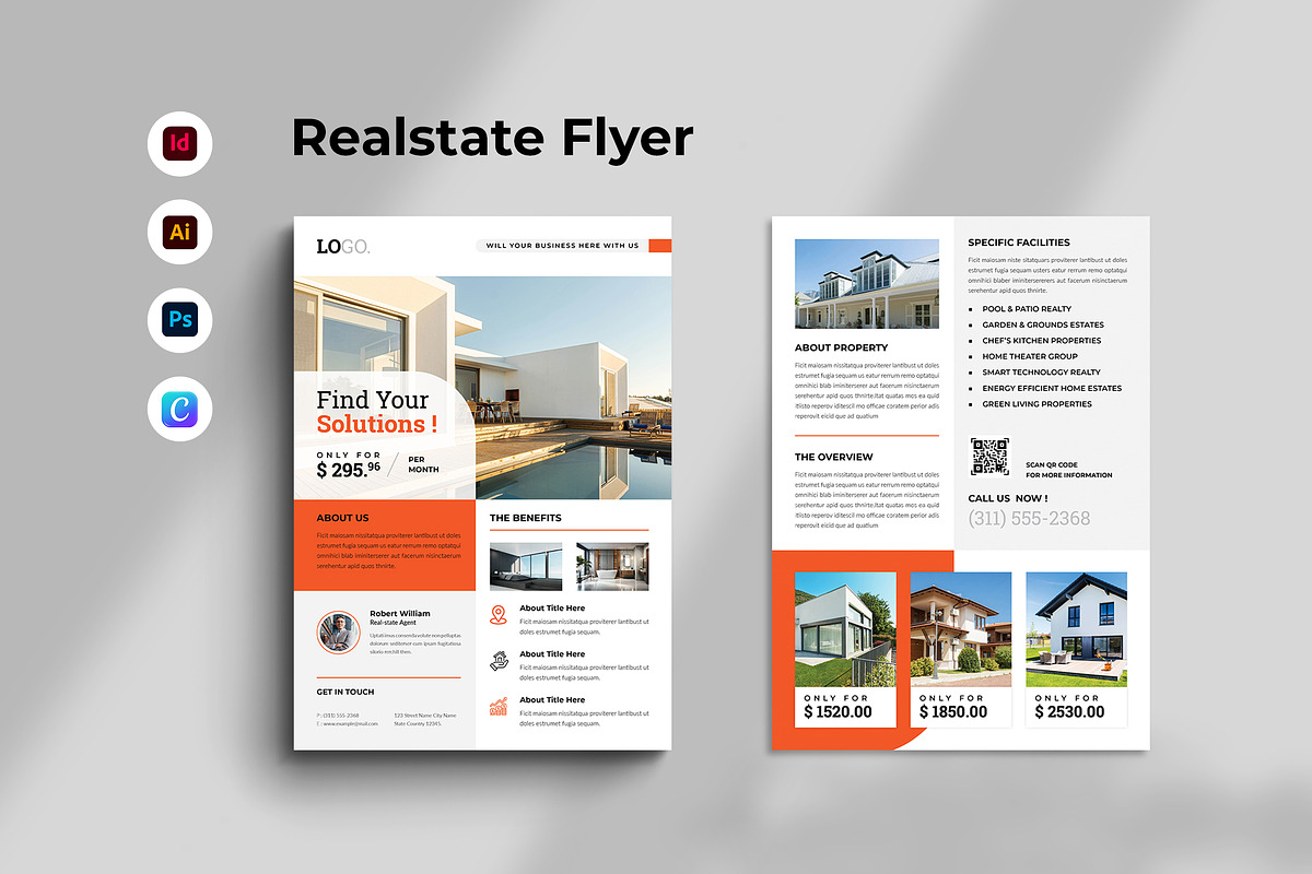 Realstate Properties Flyer Template