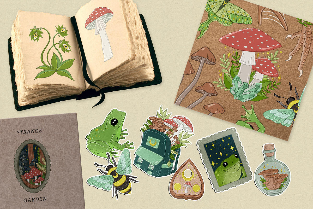 Goblincore, Cottagecore collection, an Illustration by SecondOfJuly (Photo 3 of 4)