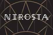 Nirosta Typeface, a Font by hudlow (Thumbnail 1 of 4)