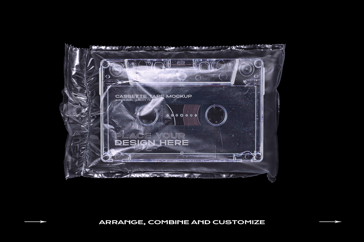 Cassette Tape Mockup Bundle Plastic, a Product Mockup by PrintPixel (Photo 16 of 29)