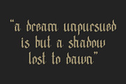 Moctavo - Blackletter Gothic Font, a Blackletter Font by Randi Irvan | Rvandtype (Thumbnail 2 of 11)